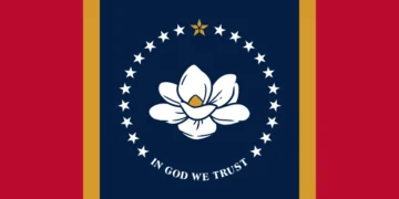 Flag of Mississippi - The South’s warmest welcome